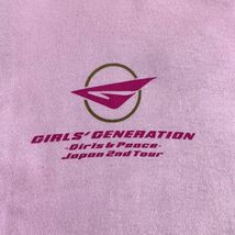 【レア】少女時代 GIRLS' GENERATION 半袖 Tシャツ ピンク ジャパンツアー ネクタイTシャツ_画像5