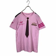 【レア】少女時代 GIRLS' GENERATION 半袖 Tシャツ ピンク ジャパンツアー ネクタイTシャツ_画像2