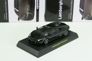 京商 1/64 ランボルギーニ レヴェントン ブラック ランボルギーニ ミニカーコレクション3 Kyosho 1/64 Lamborghini Reventon black