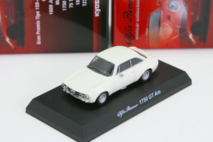 京商 1/64 アルファロメオ 1750 GT Am ホワイト アルファロメオ ミニカーコレクション3 Kyosho 1/64 Alfa Romeo 1750 GT Am white