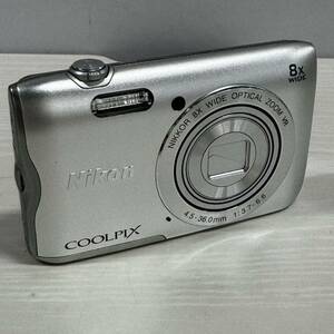 Nikon ニコン デジタルカメラ COOLPIX A300 光学8倍ズーム 2005万画素 シルバー A300SL コンパクトデジタルカメラ デジカメ コンデジ