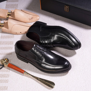 メンズ 上品　職人手作り ビジネスシューズ フォーマル カジュアル 天然牛革 本革 Men's formal shoes 男性 シューズ 革靴 紳士 ブラック