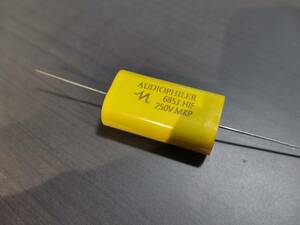 オーディオ用 MKPフィルムコンデンサ Audiophiler キャパシタ 6.8uF 250V スピーカーネットワーク アンプ等