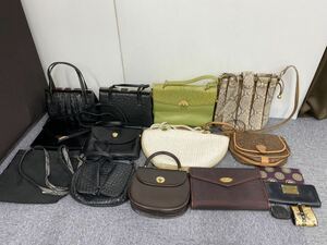 レディース まとめ売り MARC BY MARC JACOBS a del gobbo yoshinoya ginza パイソン オーストリッチ ハンドバッグ ショルダー トート 財布