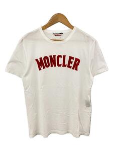 MONCLER◆Tシャツ/L/コットン/WHT/C-SCOM-18-1546