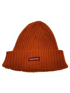 Supreme◆18SS/Overdyed Ribbed Beanie/コットン/オレンジ