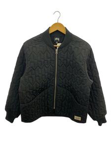 STUSSY◆23SS/ブルゾン/S Quilted Liner JKT/S/ナイロン/BLK/115670