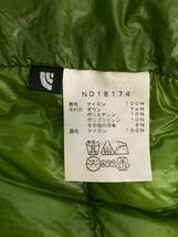 THE NORTH FACE◆ダウンジャケット/XL/ナイロン/GRN/ND18174/LIGHT HEAT JACKET_画像4