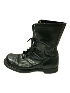 DOUBLE H BRAND/レースアップブーツ/US11.5/BLK/レザー/R26047