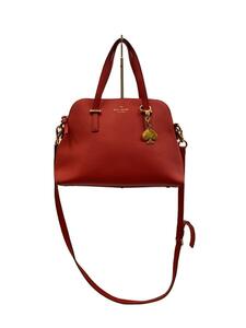 kate spade new york◆2WAY/ハンドバッグ/ショルダーバッグ/PVC/RED/PXRU4471