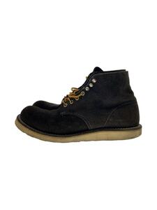 RED WING◆6inch Classic Round Toe/ブーツ/27cm/BLK/スウェード/8174