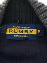 RUGBY RALPHLAUREN◆ジャケット/M/コットン/PUP/無地/フックジャケット_画像3