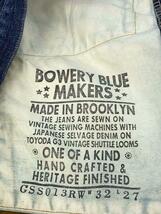 BOWERY BLUE MAKERS◆ストレートパンツ/32/デニム/IDG/GSSO13RW_画像4