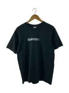 Supreme◆23ss/motion logo tee/Tシャツ/M/コットン/BLK/無地