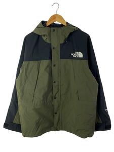 THE NORTH FACE◆MOUNTAIN LIGHT JACKET_マウンテンライトジャケット/L/ナイロン/KHK/無地