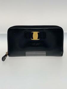 Salvatore Ferragamo◆財布/-/BLK/レディース/IY-22C701