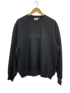 Carhartt◆スウェット/L/コットン/BLK/無地