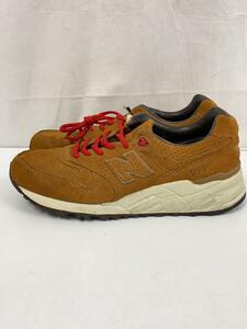 NEW BALANCE◆ローカットスニーカー/27cm/BRW/スウェード