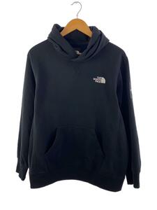 THE NORTH FACE◆SQUARE LOGO HOODIE_スクエアロゴフーディ/L/コットン/BLK