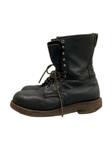 RED WING◆レースアップブーツ/UK9.5/ブラック/レザー/ANSI Z41 PT91