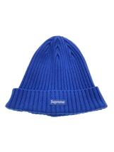 Supreme◆23SS/OVERDYE BEANIE/ニットキャップ/FREE/コットン/BLU/メンズ_画像1