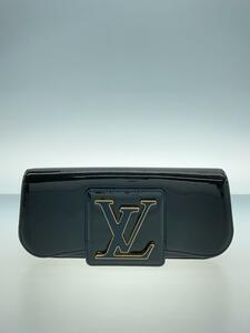 LOUIS VUITTON◆ポシェット・ソービー_ヴェルニ_NVY/エナメル/NVY//