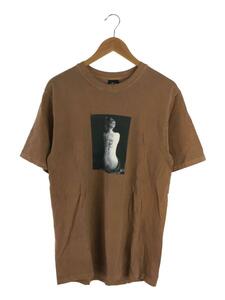 STUSSY◆Tシャツ/M/コットン/BRW/プリント//