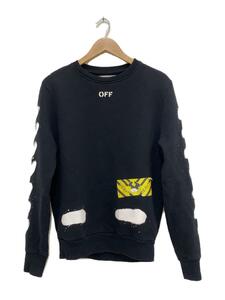 OFF-WHITE◆スウェット/XXS/コットン/BLK//