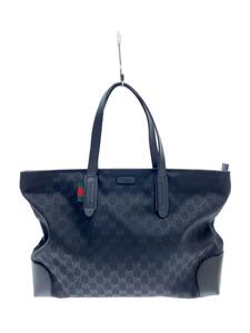 GUCCI◆トートバッグ_GGキャンバス/キャンバス/BLK//