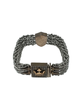 ROYAL ORDER◆ブレスレット/CHEVRON ROYALE BRACELET/ステンレス/カラーストーン/SLV/メンズ_画像1