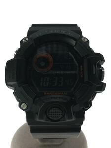 CASIO◆ソーラー腕時計・G-SHOCK/RANGEMAN/デジタル/GW-9400BJ-1JF/BLK/BLK/SS