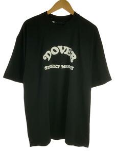 DOVER STREET MARKET◆Tシャツ/XL/コットン/BLK/無地