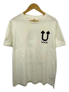OFF-WHITE◆Tシャツ/M/コットン/WHT/OMAA061G19877010