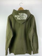 THE NORTH FACE◆REARVIEW FULL ZIP HOODIE_リアビュー フルジップ フーディー/L/コットン/KHK_画像2