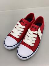 POLO RALPH LAUREN◆ローカットスニーカー/23.5cm/RED_画像2