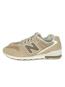 NEW BALANCE◆996/ローカットスニーカー/23.5cm/ベージュ/スウェード/WL996C62