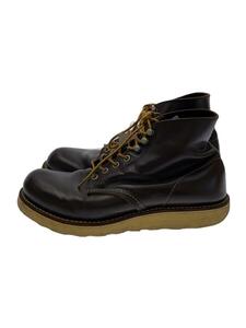 RED WING◆レースアップブーツ/US7.5/ブラウン/レザー/8160/若干の型崩れ有