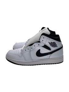 NIKE◆AIR JORDAN 1 MID_エアジョーダン 1 ミッド/27cm/WHT