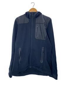 snow peak◆Stretch Fleece Jacket/フリースジャケット/XL/ポリエステル/ブラック/JK-16AU010