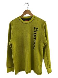 Supreme◆17AW/Reverse Terry L/S Top/長袖Tシャツ/M/コットン