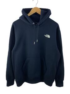 THE NORTH FACE◆BACK SQUARE LOGO HOODIE_バックスクエアロゴフーディー/L/ポリエステル/BLK