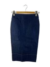 MADISONBLUE◆SOFIE DENIM TIGHT LONG SKIRT/スカート/1/コットン/NVY/無地/MB184-6707_画像1