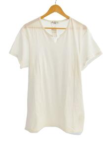 yohji yamamoto POUR HOMME◆Tシャツ/3/コットン/WHT/HW-T74-086