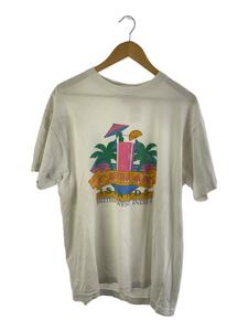 FRUIT OF THE LOOM◆Tシャツ/XL/コットン/WHT/プリント