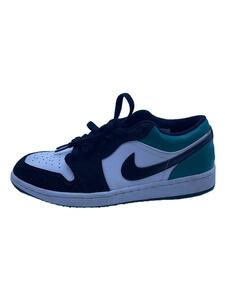 NIKE◆AIR JORDAN 1 LOW/エアジョーダンロー/ホワイト/553558-113/27cm/WHT/スウェード