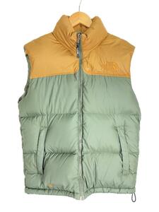 THE NORTH FACE◆ダウンベスト/S/ナイロン/KHK/ND00488/90s/ヌプシ