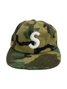 Supreme◆Wool S Logo 6 Panel Cap/キャップ/-/ウール/GRN/カモフラ/メンズ