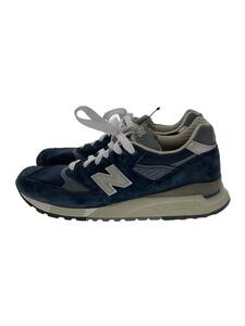 NEW BALANCE◆U998/ネイビー/27.5cm/NVY/スウェード