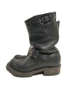 WESCO◆エンジニアブーツ/-/BLK/レザー//