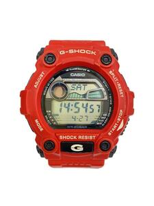 CASIO◆クォーツ腕時計・G-SHOCK/デジタル/RED